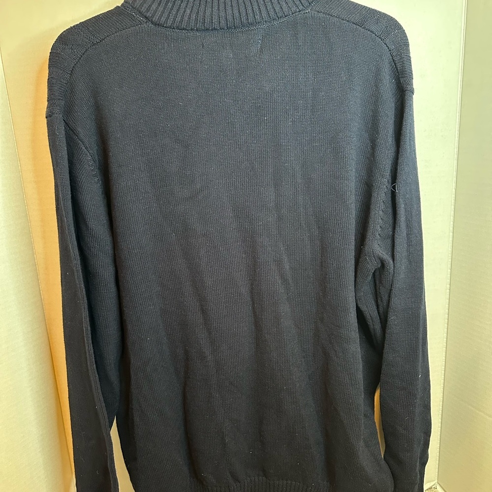 U.S Polo Assn. Men's Navy Pull Over Sweater, size Large, NWT - Picture 6 of 7